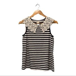 Anthropologie Collared Skipper Tank Size Small